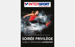 Soirée privilège INTERSPORT